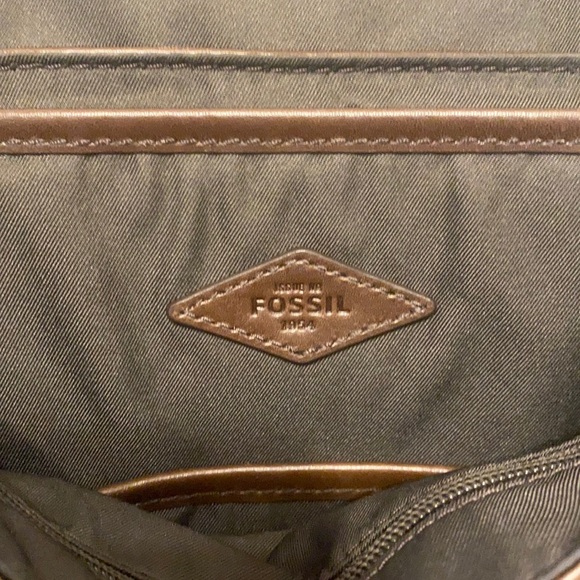 Fossil Leather Briefcase Bag - Picture 7 of 14